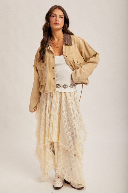 Stevie Cropped Jacket | 2 colours