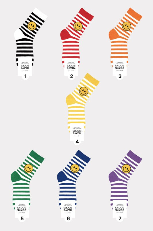 Smiley Socks | 7 colours