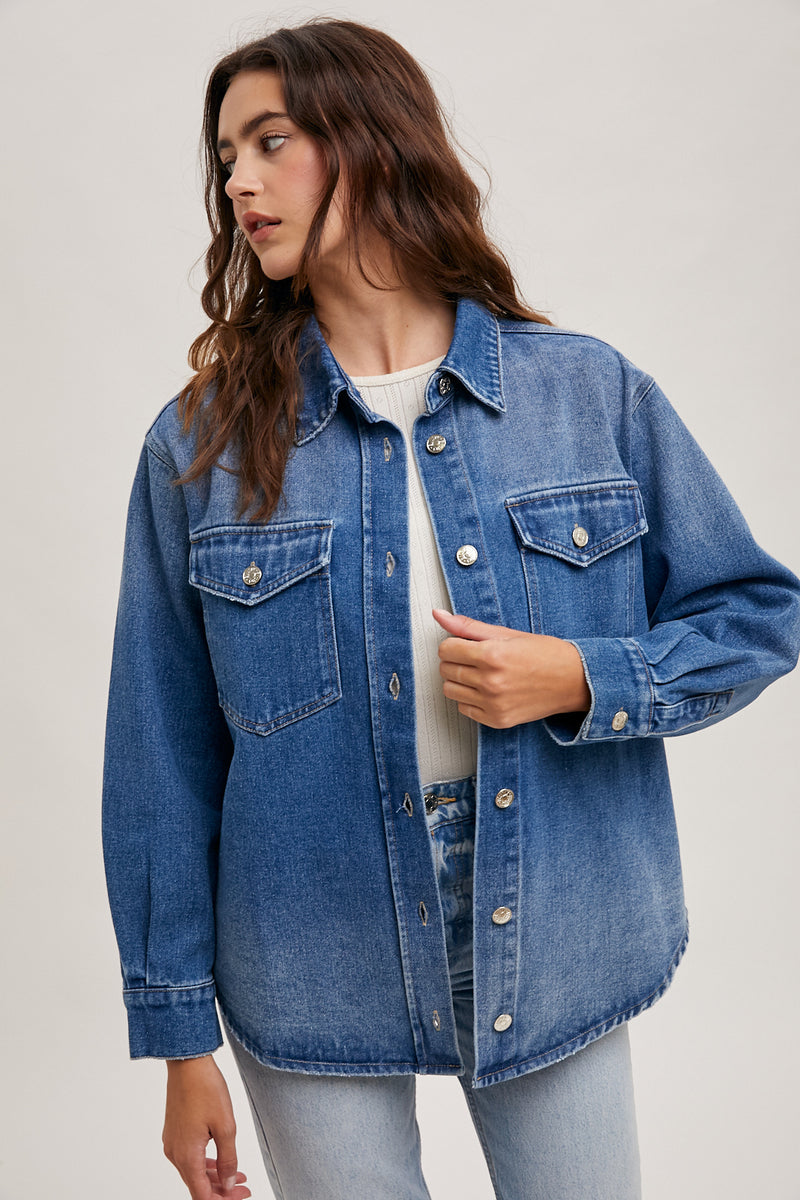 Pure Denim Button Up