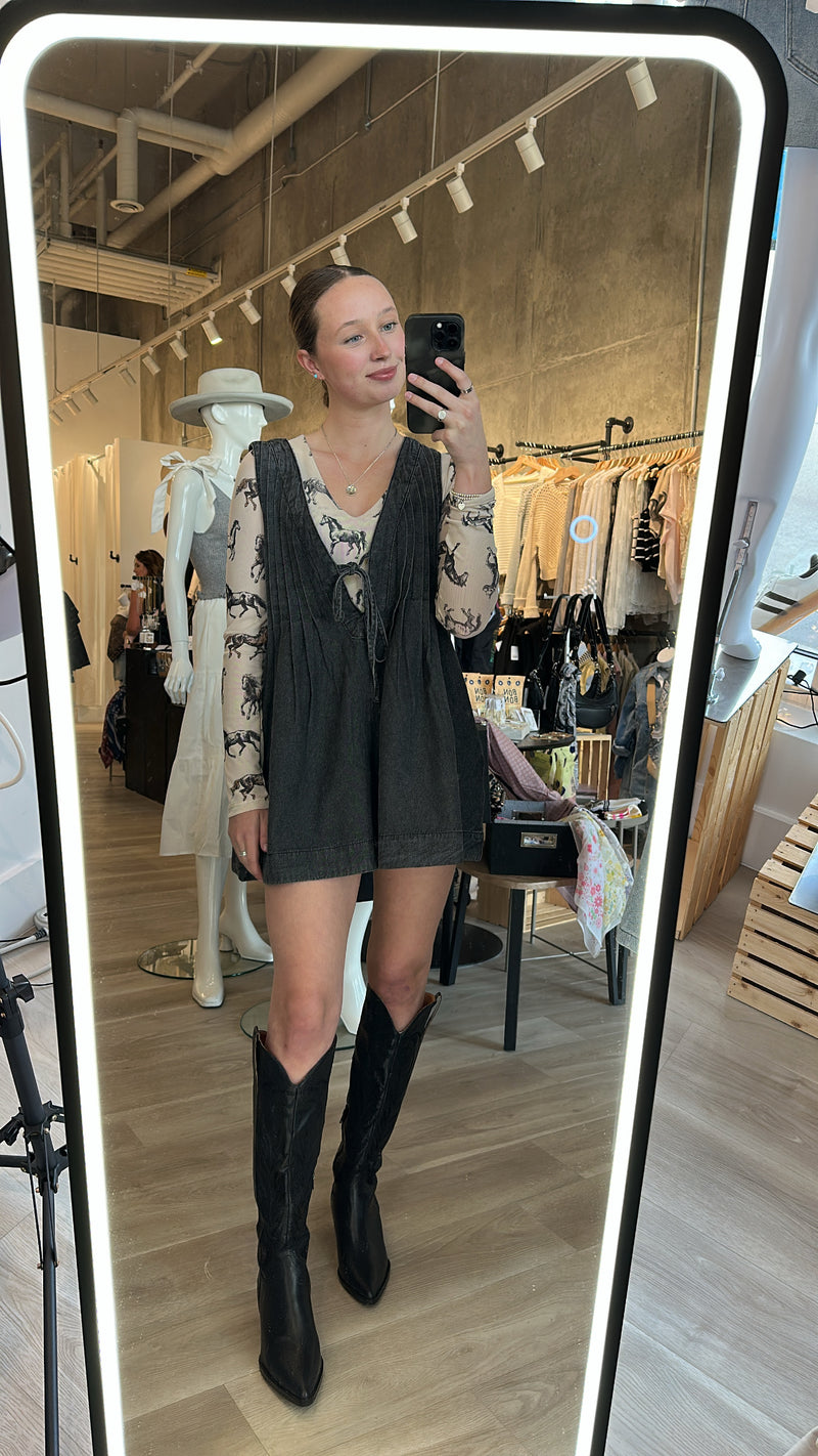 Sweet Pleat Romper | 4 washes