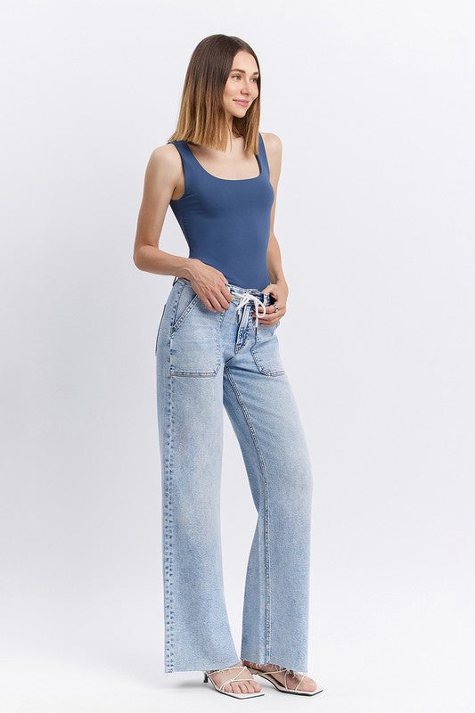 Lark Draw String Denim