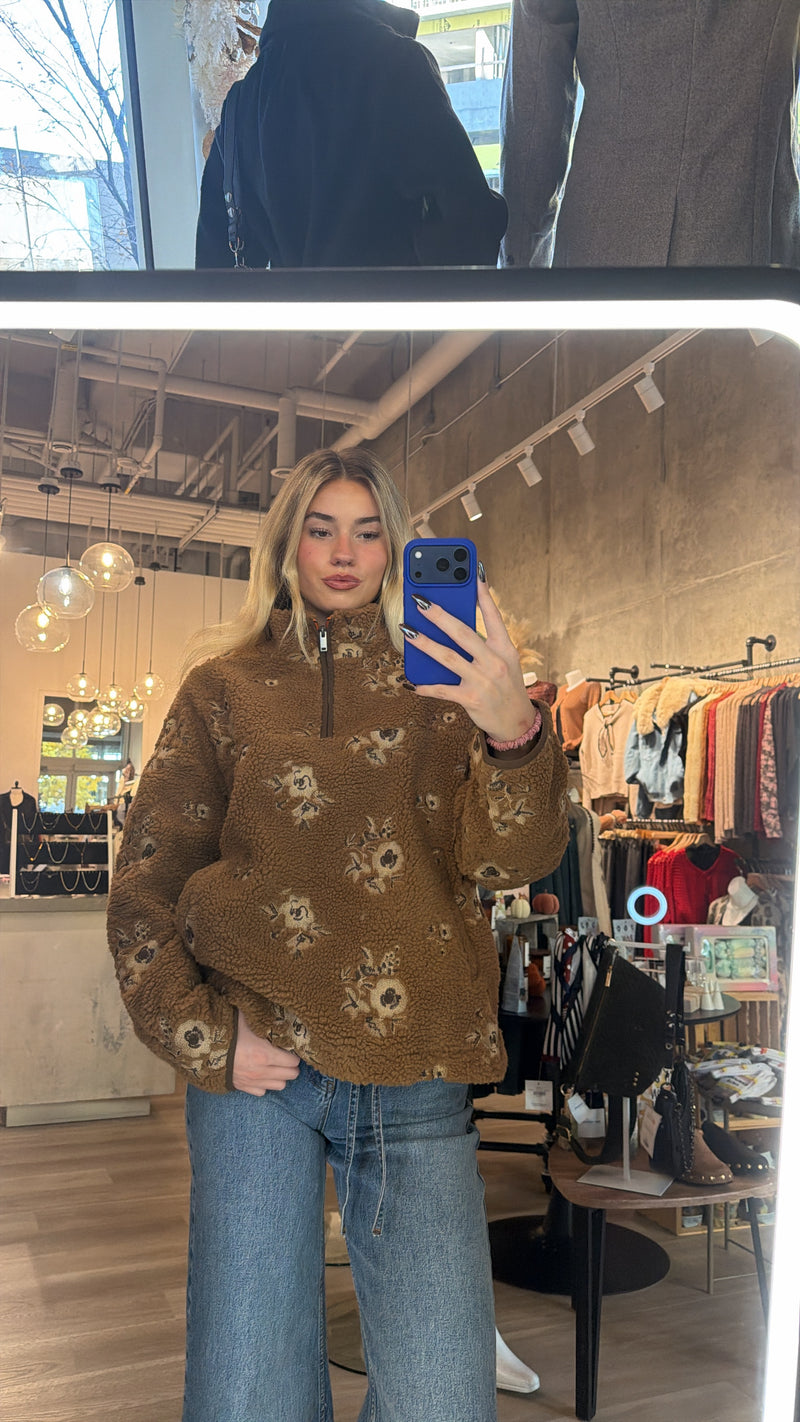 Poppy Sherpa Pullover | 2 colours