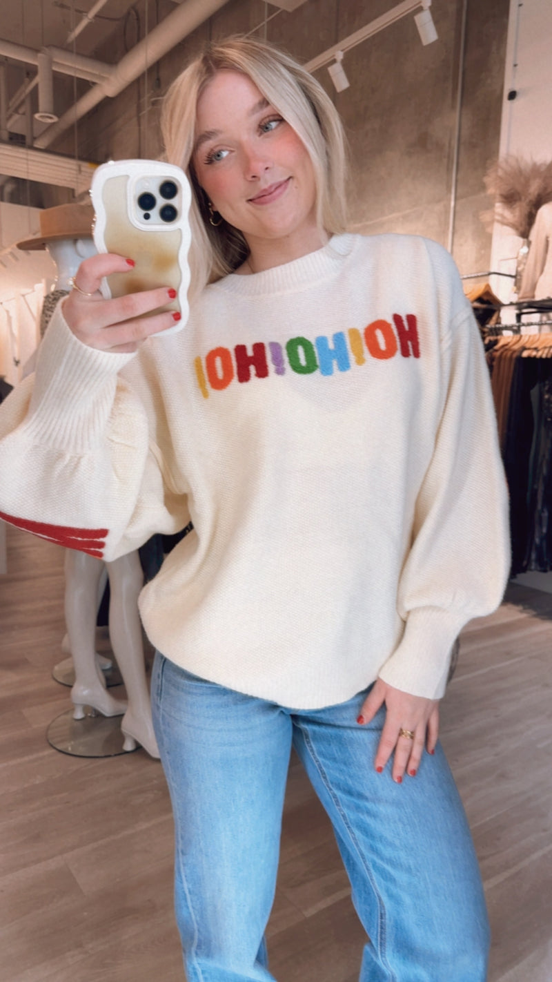 *PREORDER* Rainbow Xmas Knit Sweater