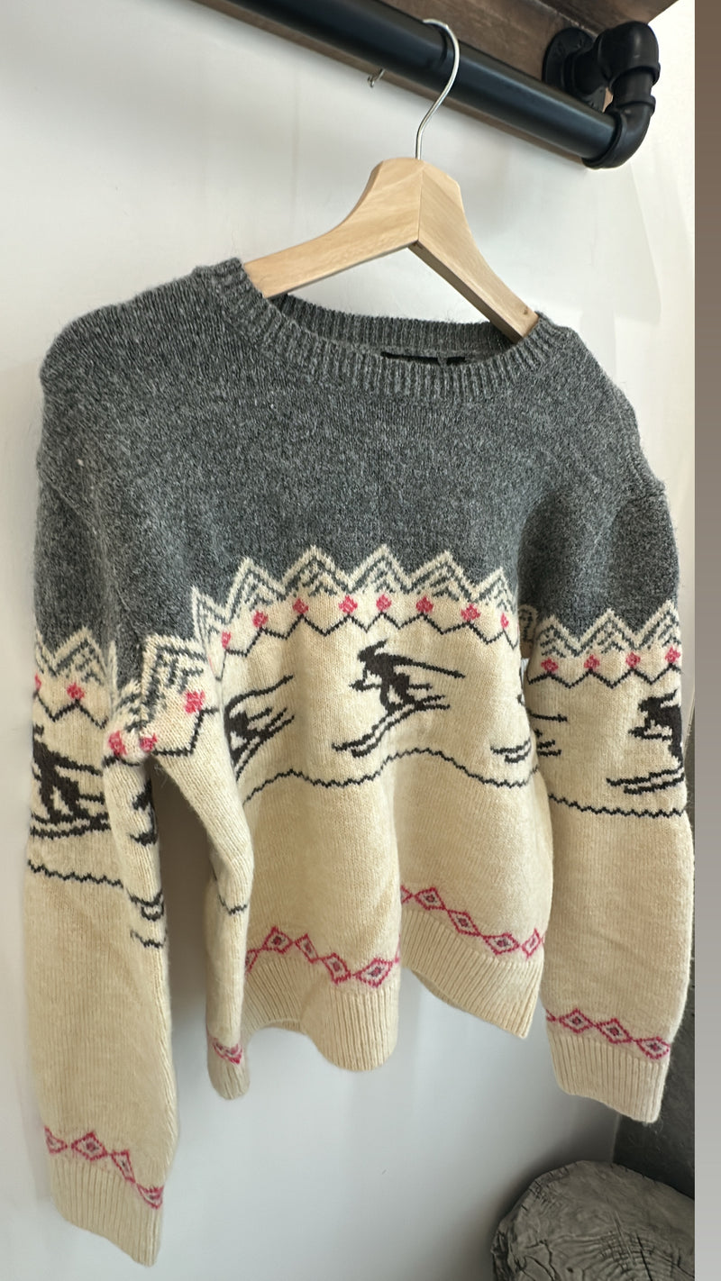 Retro Ski Knit Sweater