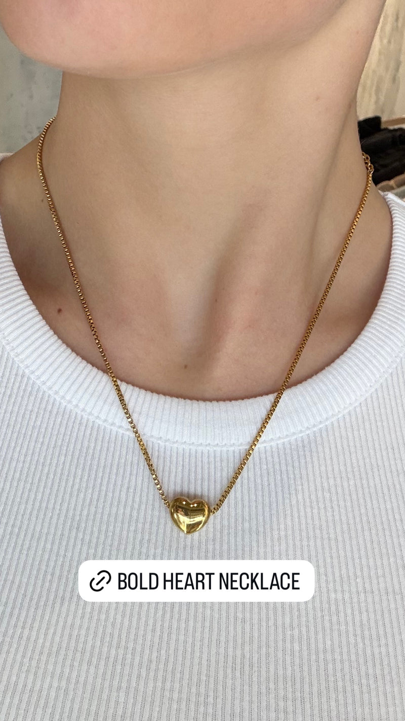 Bold Heart Necklace