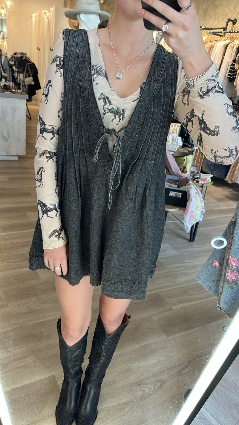 Sweet Pleat Romper | 4 washes