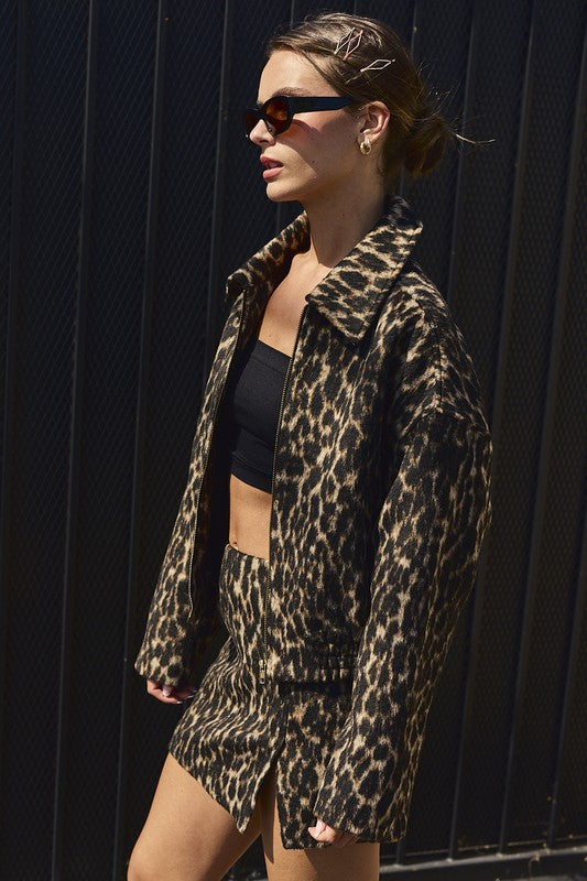 Vivian Leopard Jacket