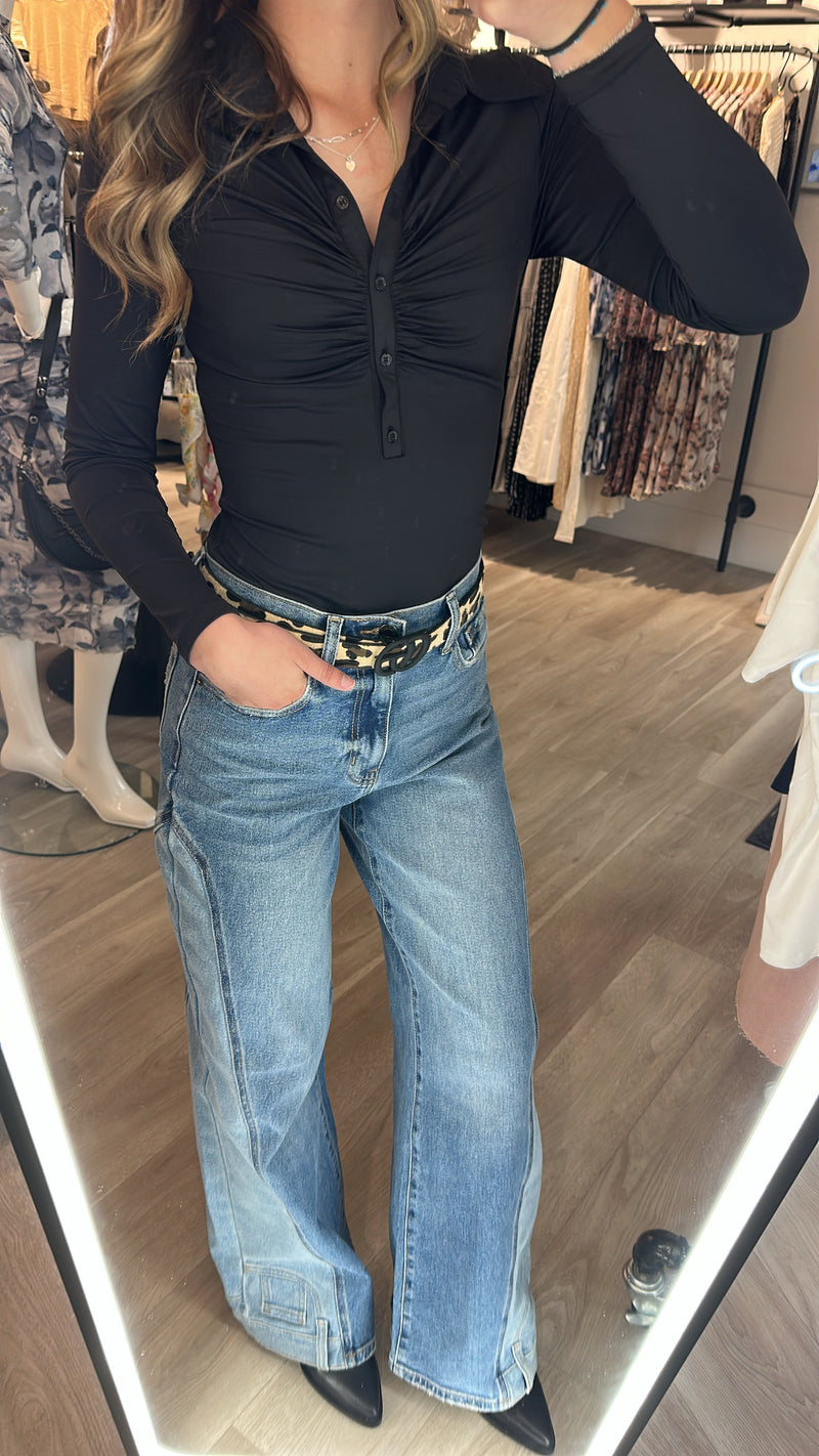 Flip Side Wide Leg Denim