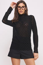 Checker Mesh Top