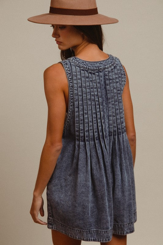 Pintuck Romper