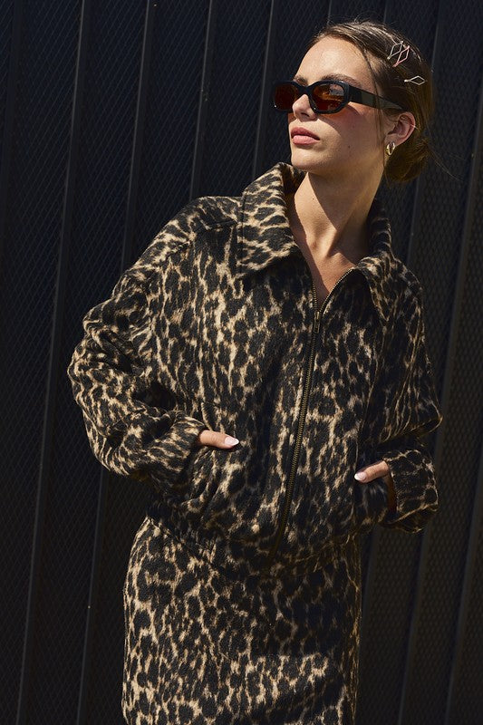 Vivian Leopard Jacket