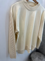 Creme Cable Knit