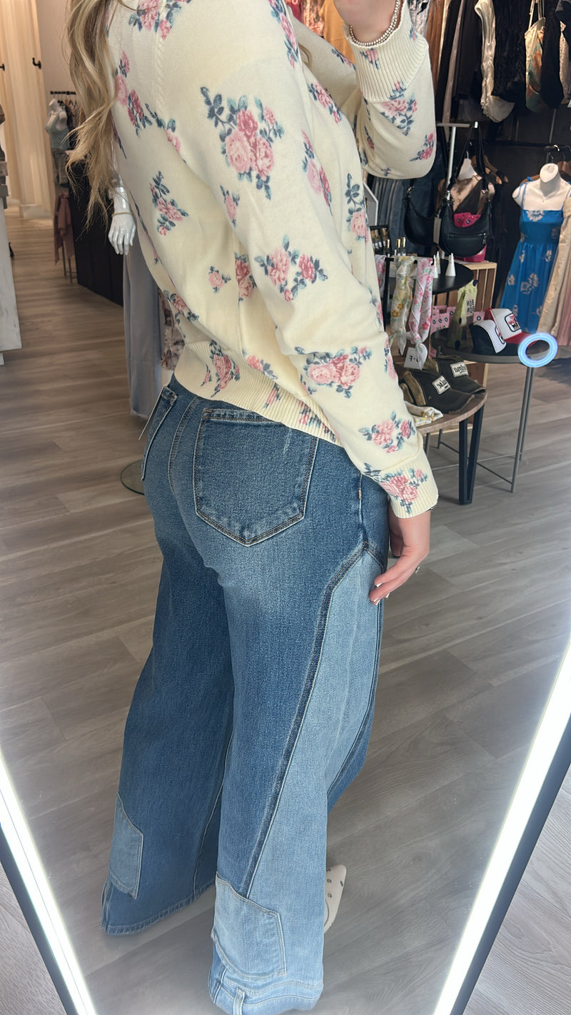 Flip Side Wide Leg Denim