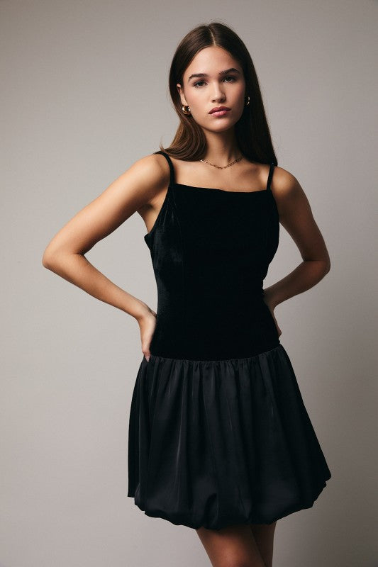 Bubble Hem Party Dress