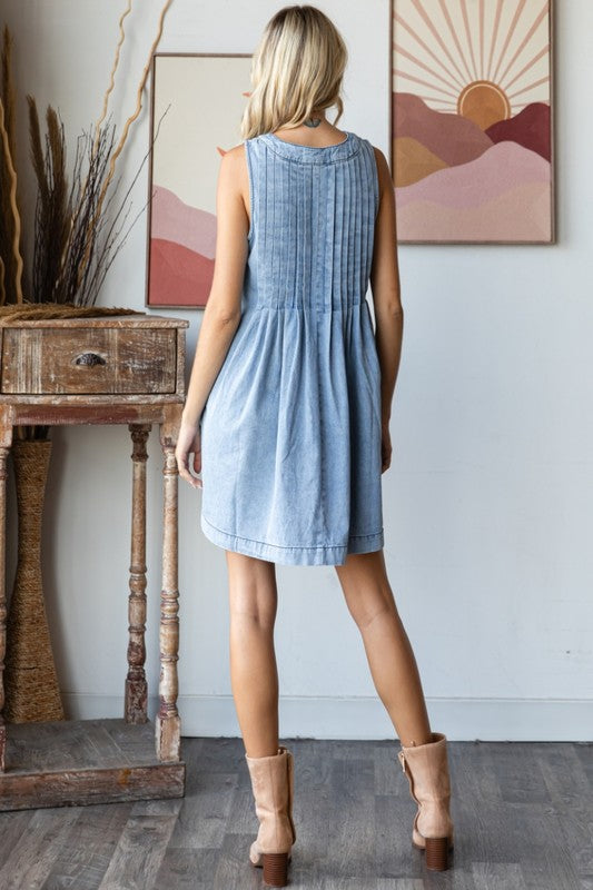 Pleated Dixie Dress