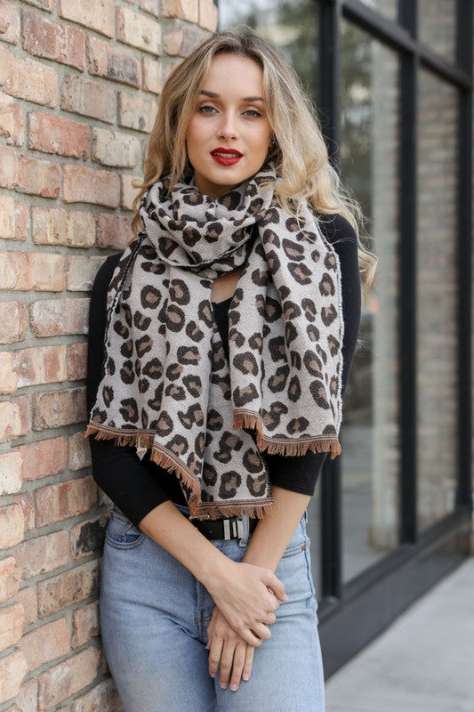 Leopard Blanket Scarf