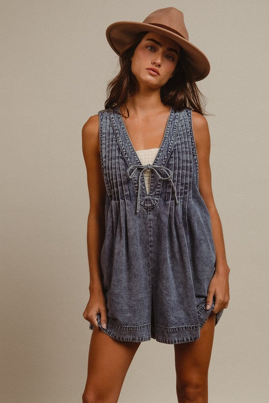 Pintuck Romper