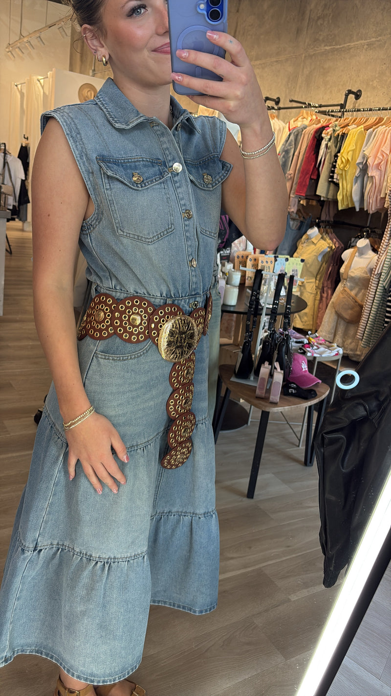 Sunday Skies Midi Dress