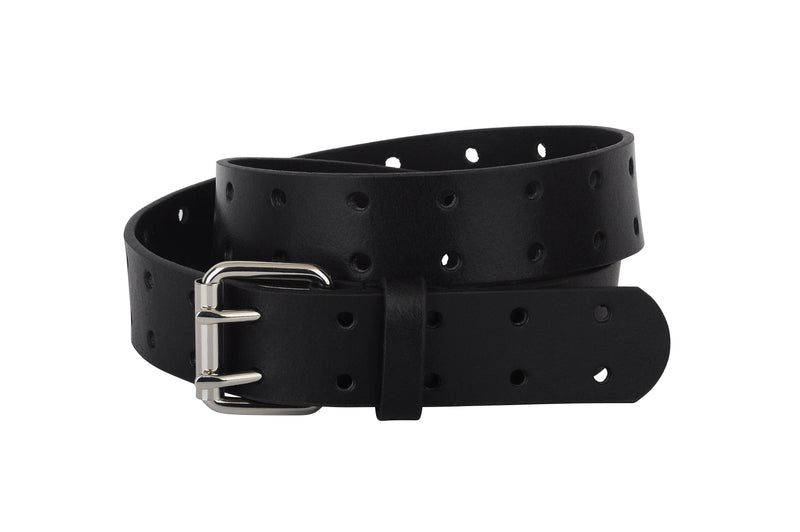 Double Prong Leather Belt | 2 colours