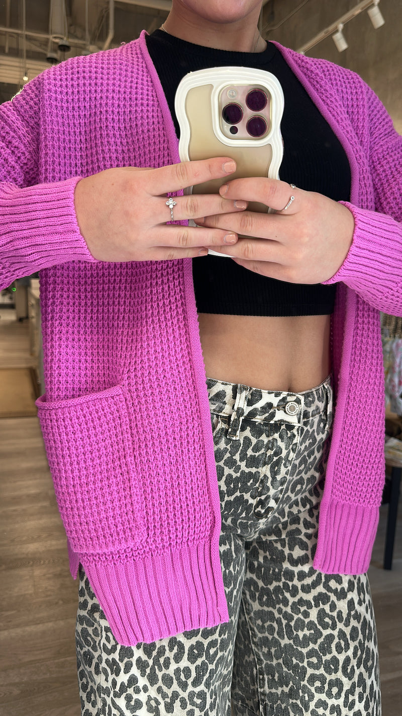 Waffle Cardi | 4 colours