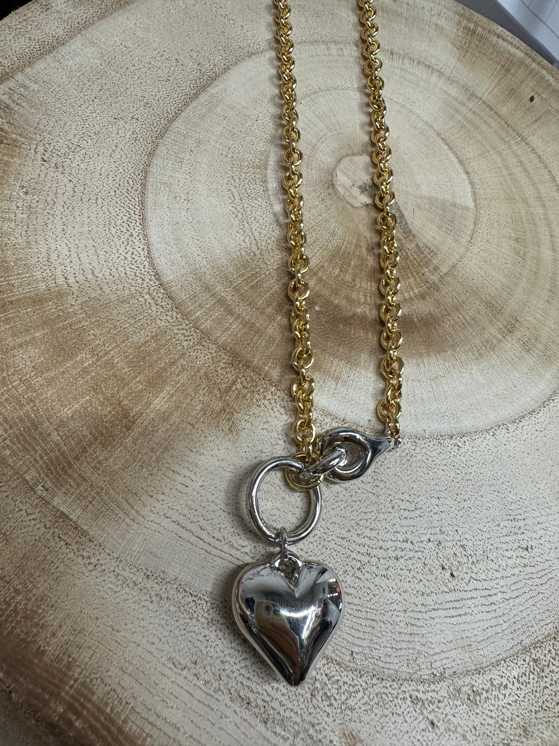 Chunky Heart Necklace