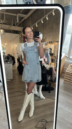 Buckle Up Mini Dress