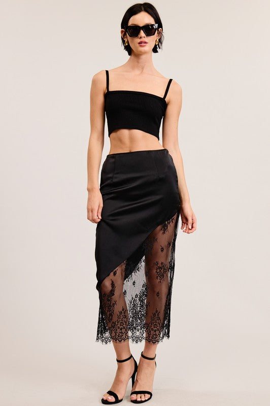 Lace Slip Skirt | 2 colours