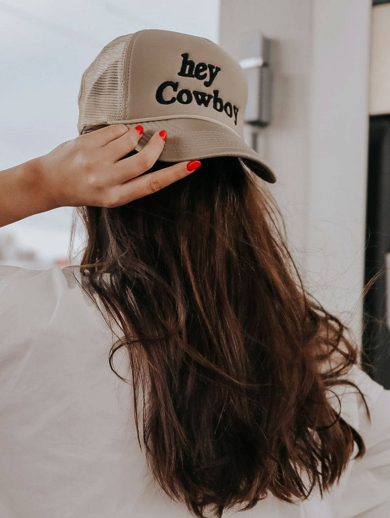 Hey Cowboy Trucker Hat