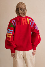 *PREORDER* Rainbow Xmas Knit Sweater