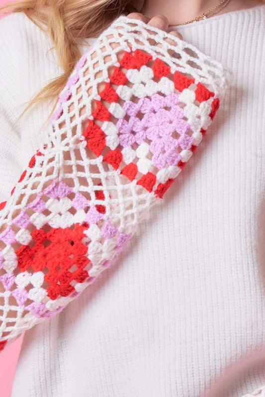 Heart On Your Sleeve Sweater