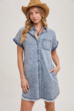 Denim Drift Dress | 3 washes