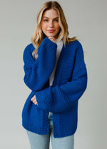 Ski Time Cardi | Bright Blue