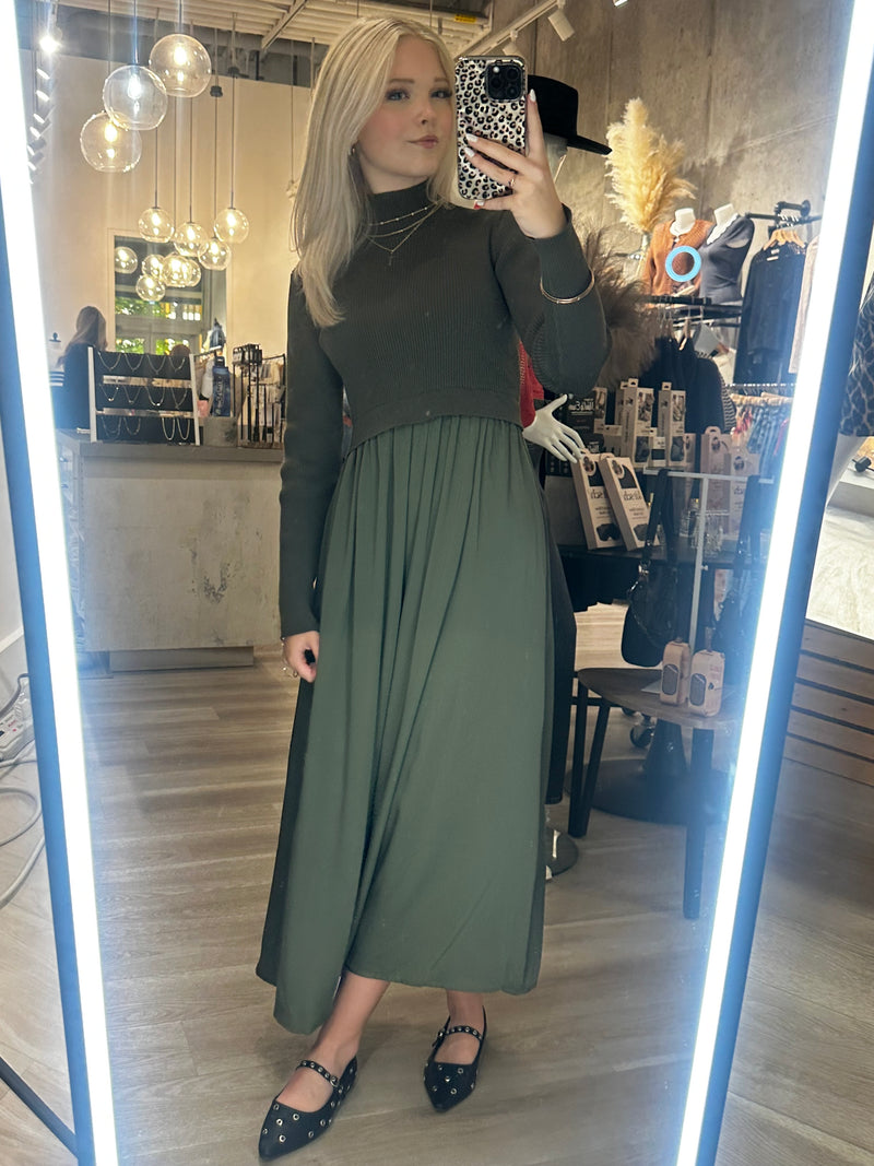 Satin Sweater Dress | 3 colours