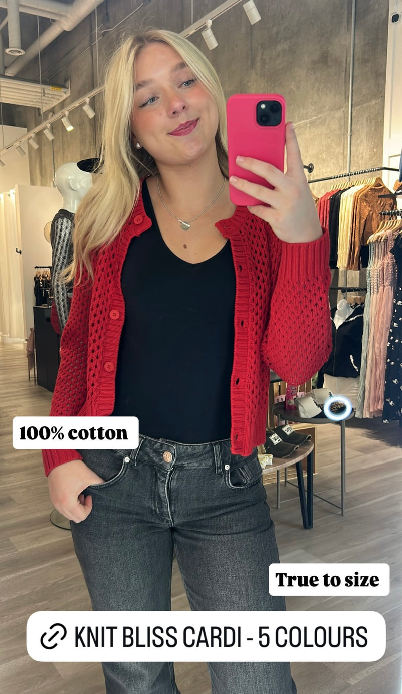 Knit Bliss Cardigan | 5 colours