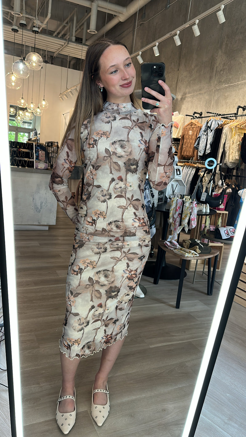 Garden Party Mesh Midi | 3 colours