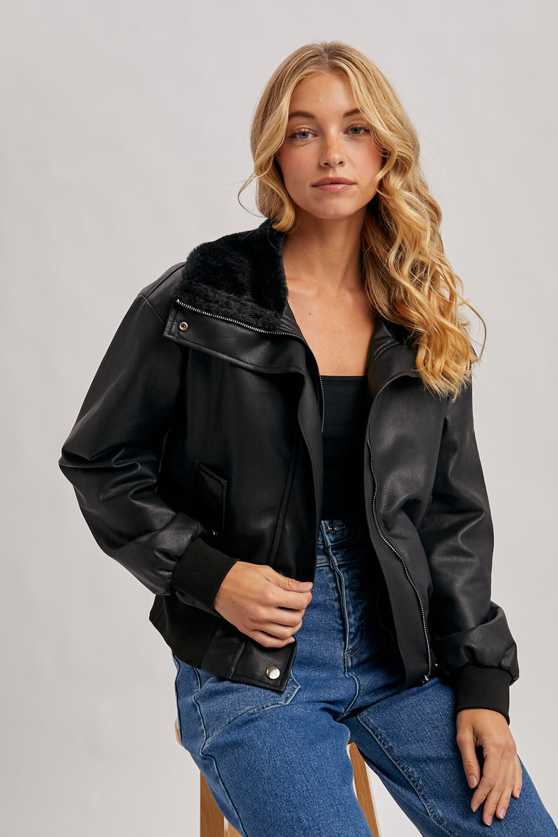 Aviator Fur Bomber
