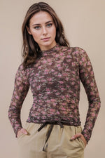 Mesh Floral Top | 2 colours