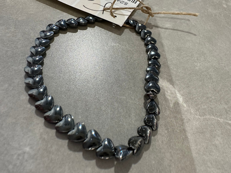 Fancey Stones Bracelet (Hematite)