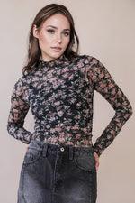 Mesh Floral Top | 2 colours