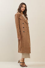 Timeless Suede Trench Coat