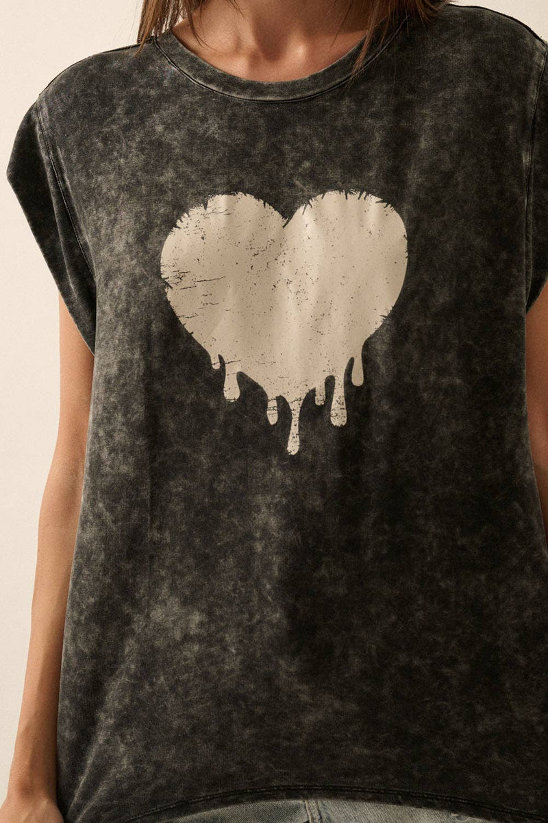 Melted Heart Vintage Tee