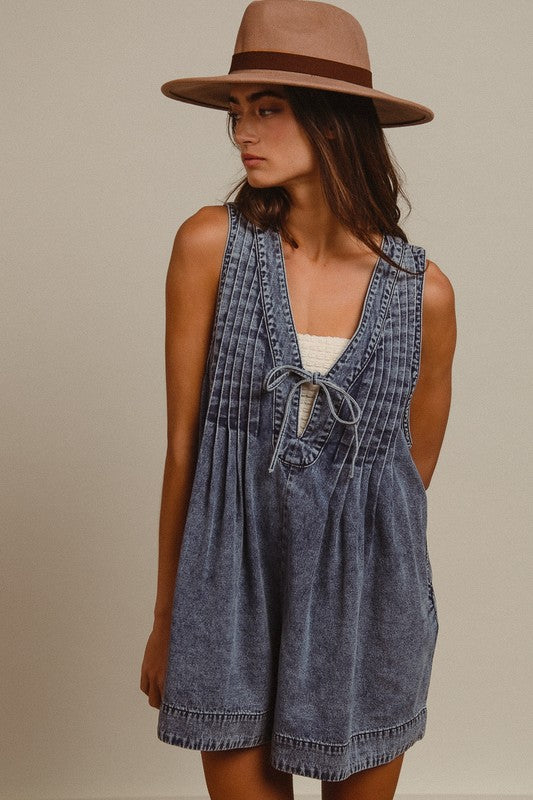 Pintuck Romper