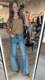 Flip Side Wide Leg Denim
