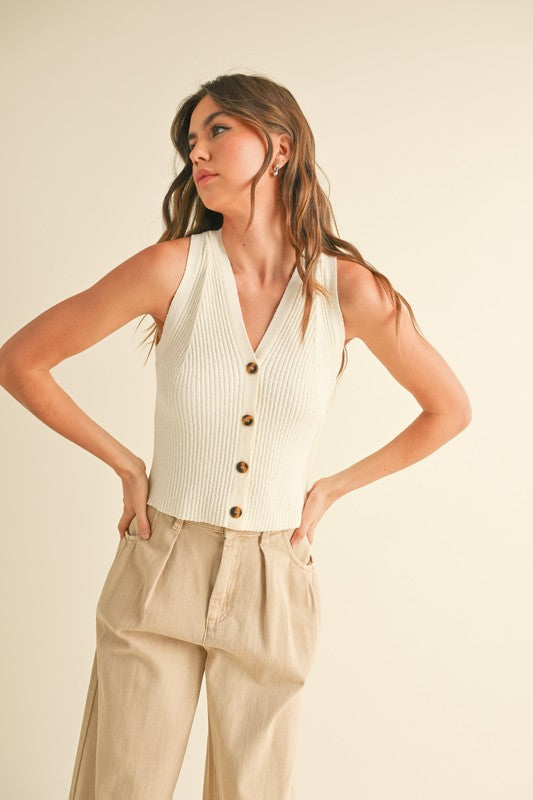 Gentle Weave Vest | 2 colours