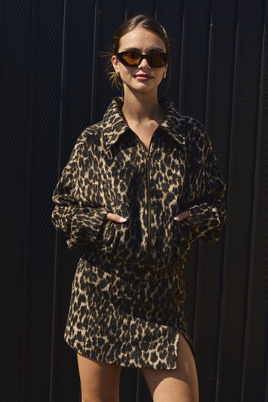 Vivian Leopard Jacket