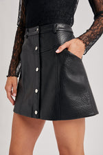 Vixen Vegan Leather Skirt