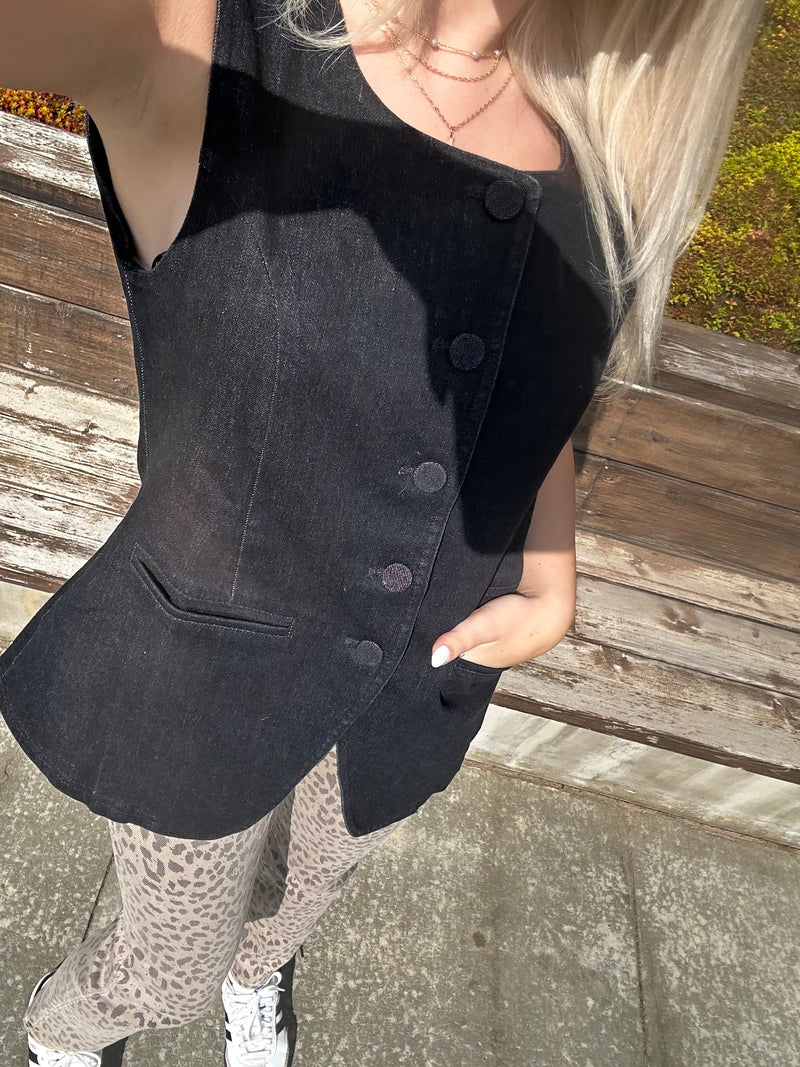Indigo Denim Vest