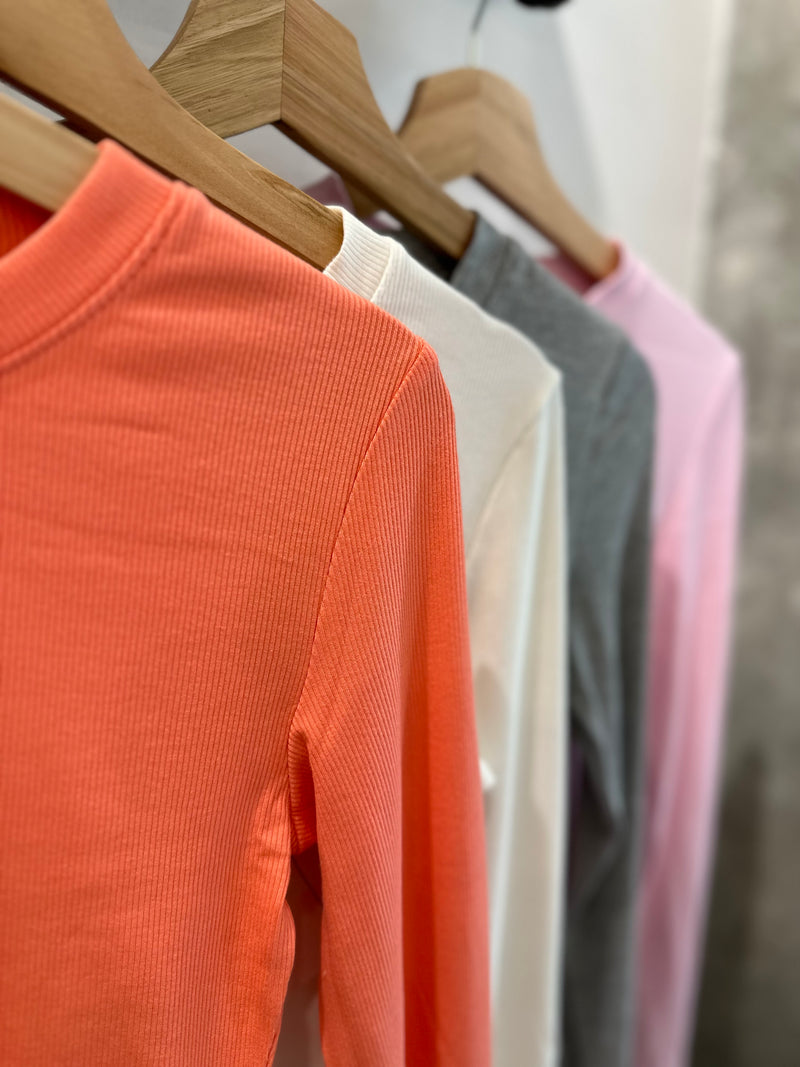 Micro-Ribbed Long Sleeve | 4 colours