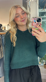 Deep Spruce Knit Sweater