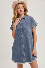 Denim Drift Dress | 3 washes